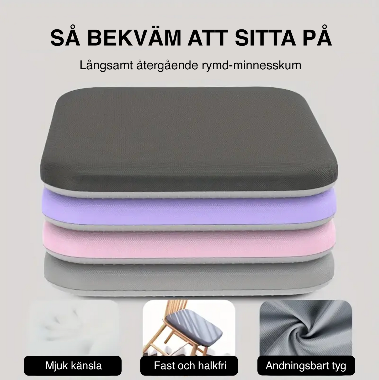 Ergonomisk Sittdyna i Memory Foam