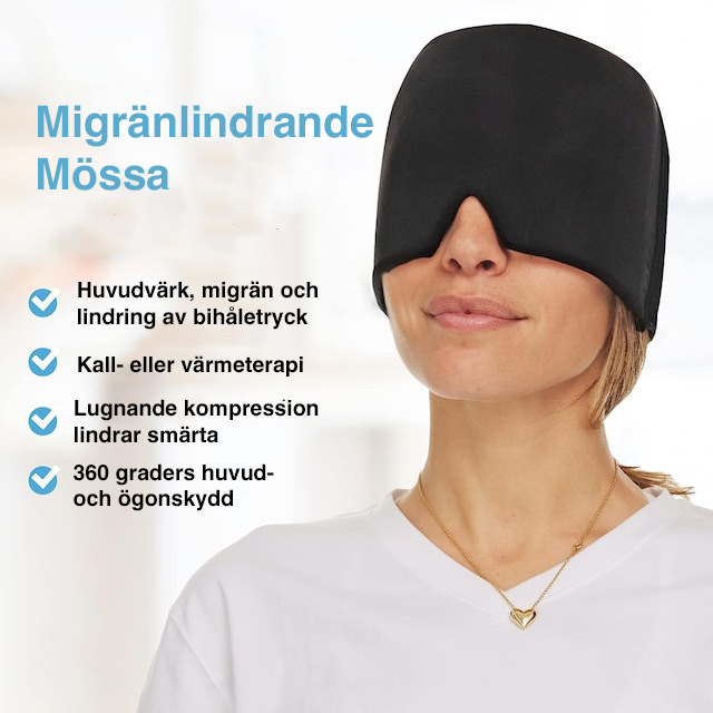 Migränlindrande Mössa - Lindrar Effektivt migrän, stress och inflammation!