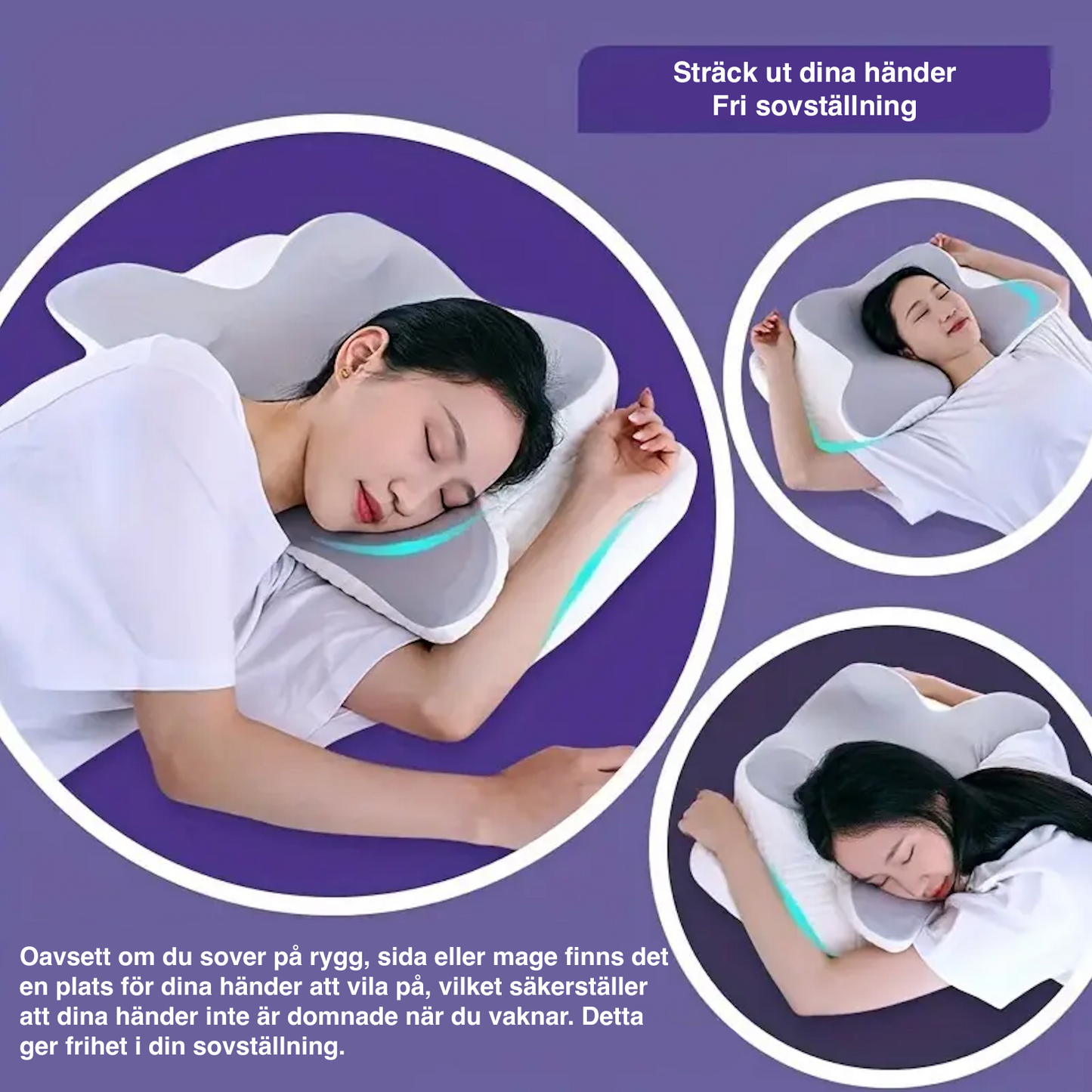 SleepEase – Ergonomisk Komfortkudde